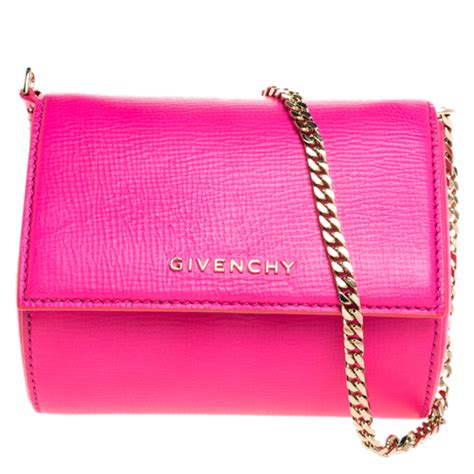 givenchy hot pink bag|Givenchy parfums purse.